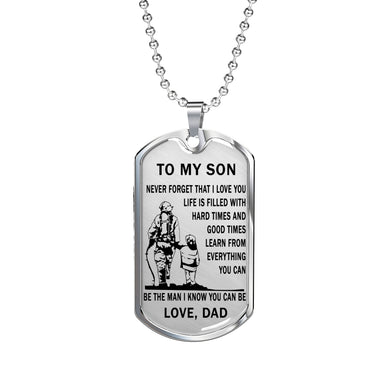 Father and Son Necklace Jewelry From Dad Birthday Gifts, Christmas Gifts Luxury